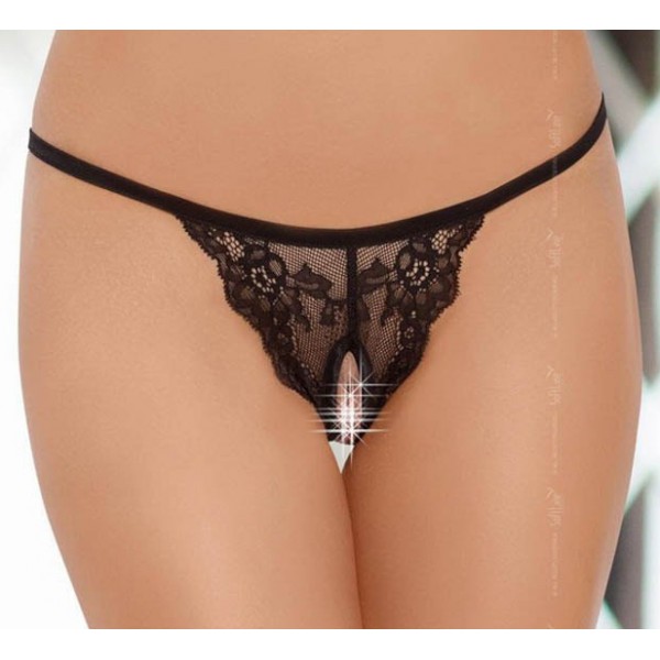 String open crotch - Black