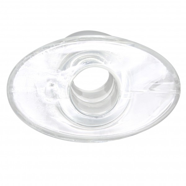 Ass Tunnel Plug Silikon Transparent Extra Large 9 x 7 cm