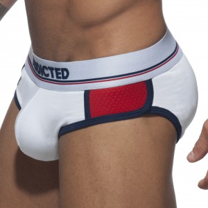 Addicted SPORTIVE BRIEF White padded briefs