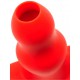 Plug Tunnel Stretch Rouge Extra large 16 x 7.5cm