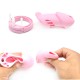 Farelo de Castidade de Silicone Chastity Cage Bran 9 x 3cm Rosa