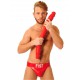 Dubbele Stretch Dildo N°77 62 x 6.2cm Rood