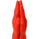 Doppio elastico a mano N°3 30 x 9 cm rosso