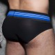 DOUBLE STRIPE Briefs Black-Blue