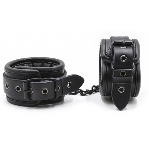 Black Lined wrist cuffs
