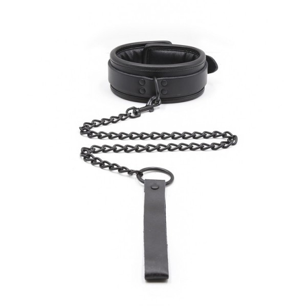 Zwarte Halsband + Handboeien Kit