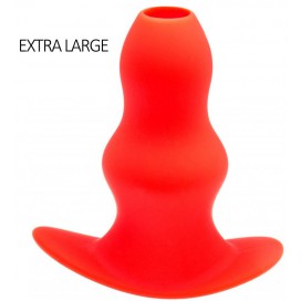Extra Large Red Stretch Tunnel Plug 16 x 7.5cm