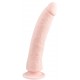 Dildo met zuignap Gebogen vorm 19 x 4.5cm