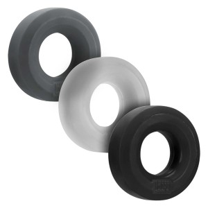 Hünkyjunk by Oxballs Set of 3 Huj Dark cockrings