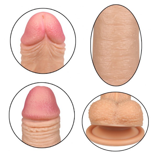 Dildo de Silicone Realista DUAL 13 x 3,5 cm Cadeira