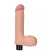 Vibrierender Dildo mit Real Soft Stipendien 14 x 4cm