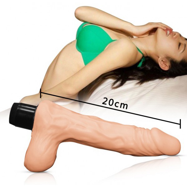 Dildo vibrante Real Feel 13,5 x 3,5 cm Sedia