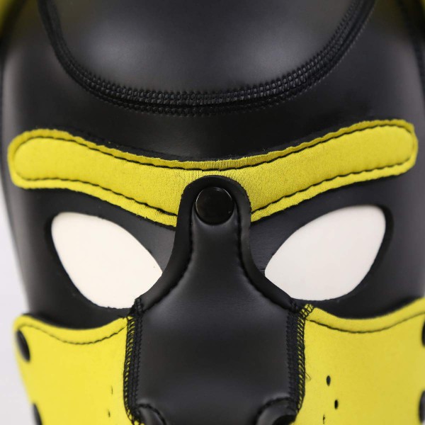 Yellow Neoprene PUPPY balaclava