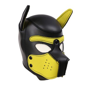 Kinky Puppy PUPPY Neopren-Haube Gelb