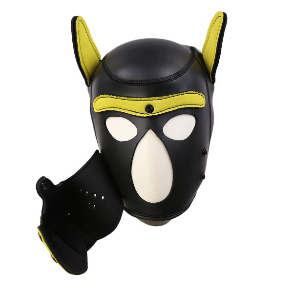 Yellow Neoprene PUPPY balaclava