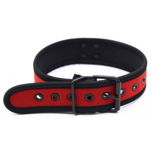 Collana PUPPY Neoprene Rosso