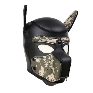 Kinky Puppy PUPPY Neopren-Kopfhaube Camouflage