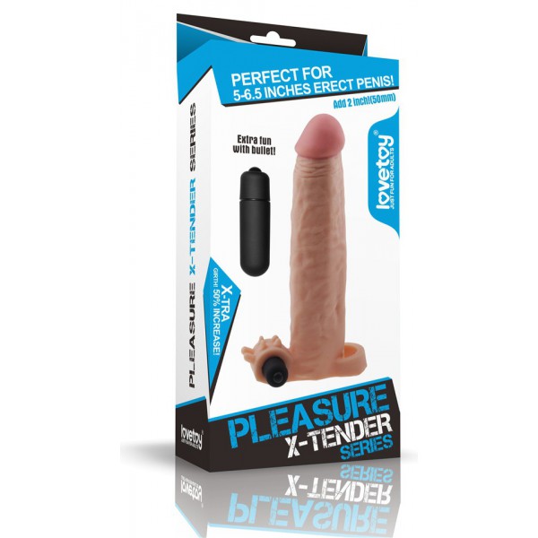 Funda para pene X-Tender n°4 19 x 4,5cm