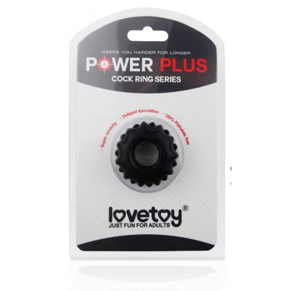 Anéis de Pénis Preto Power Plus Squall