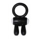 Power Clit Rabbit Vibrating Ring - Black