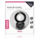 Anillo vibrador Power Clit HEART - Negro