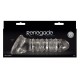 Penis case RIBBED Renegade Transparent 16 x 4 cm