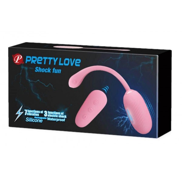 Shock fun pink wireless egg - 19 x 3.2 cm