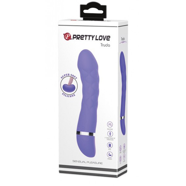 Truda Vibrator 19.5 x 3.5cm - Paars