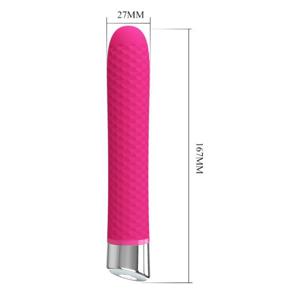 Vibrador Reginald 16,5 x 2,7 cm - Pink