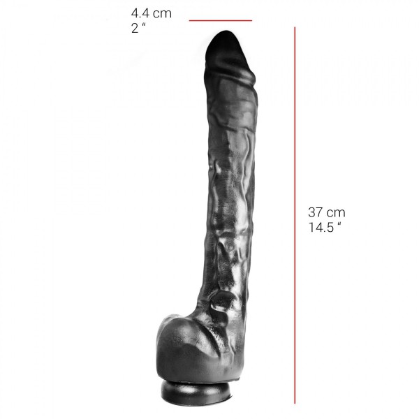 Dildorama XXL Dildo 27 x 5 cm Schwarz