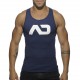 BASIC Tank Top Navy Blue