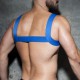 AD FETISH Basic Elastic Harness Blue