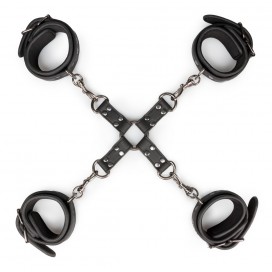 Set aus 4 Handschellen mit Kreuz