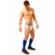 Jockstrap Fukker Weiß und blau