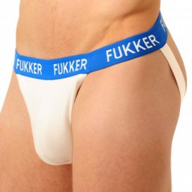 Fukker Jockstrap Fukker Branco e azul