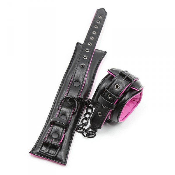 Pink Padded Ankle Cuffs