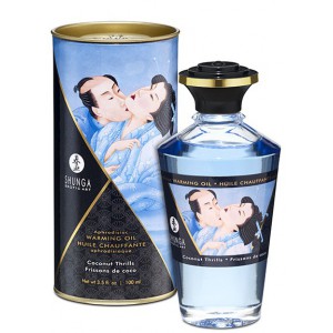 Shunga Aceite de Masaje Caliente Afrodisíaco - Frisson COCO 100 ml