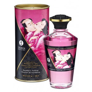 Shunga Aphrodisiakisches wärmendes Massageöl - FRAMBOISE Emotion 100 ml