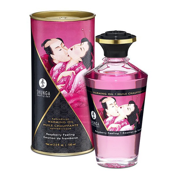 Aphrodisiakisches wärmendes Massageöl - FRAMBOISE Emotion 100 ml