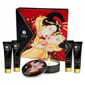 Shunga Set Secret de Geisha - Vino espumoso de fresa