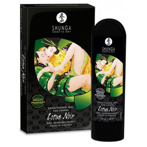 Shunga Gel Sensibilizante de Casal de Lótus Preto - 60ml