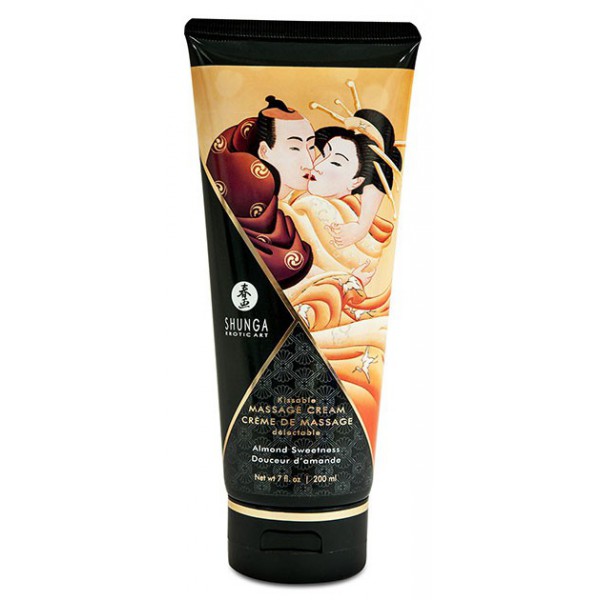 Sweet Almond Comestible Massage Cream - 200ml