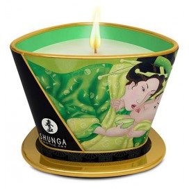 Shunga Candela da massaggio ZENITUDE Tè verde esotico