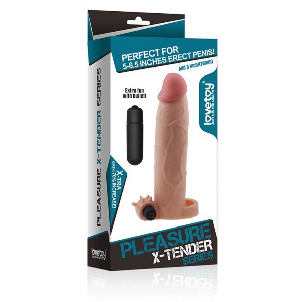 Funda para el pene X-TENDER N°6 21 x 4,5 cm