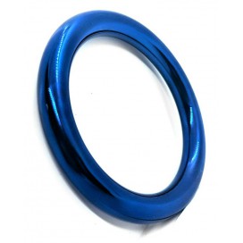 Stainless Steel Cockring Donut Azul 8mm