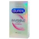 Preservativos lubricados Durex Invisible thin x12
