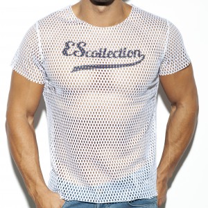 ES Collection OPEN MESH T-shirt White