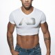 CROP AD T-shirt White