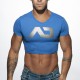 CROP AD Blue T-shirt