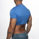 CROP AD Blue T-shirt